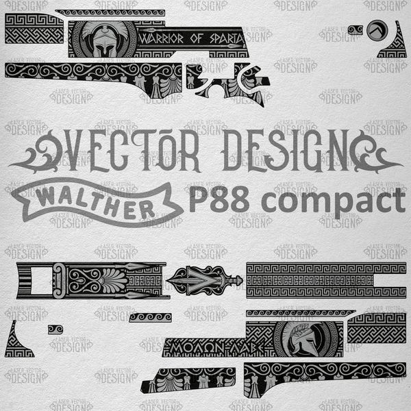 VECTOR DESIGN Walther P88 compact Warrior of sparta 1.jpg