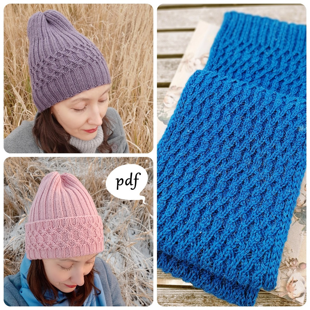 scarf-2-hats-knitting-pattern.jpg