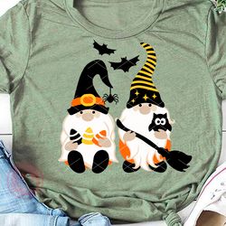 gnomes halloween print bats owl candies svg design home decor digital download