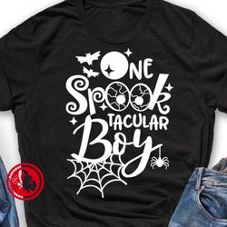 One spook tacular Boy shirt design Halloween print decor svg Digital downloads