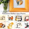 Embroidery designs for kids, Astrology sign Pisces, Zodiac art Pisces, Zodiac sign Pisces, Cross stitch cat, Funny cats.jpg