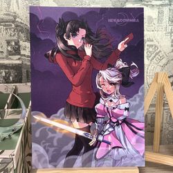 Rin and Illya Fate/Grand Order card