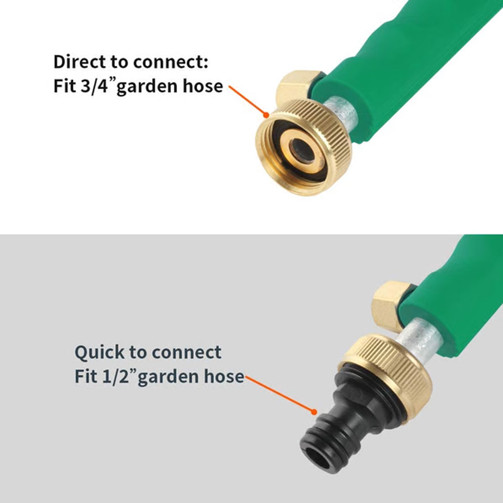 Reliable hose nozzle for home and garden use