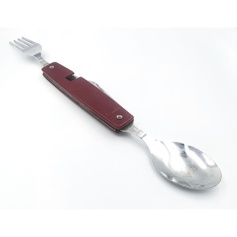 7 Vintage Touristic Camping Pocket Knife SPOON FORK USSR 1970s.jpg