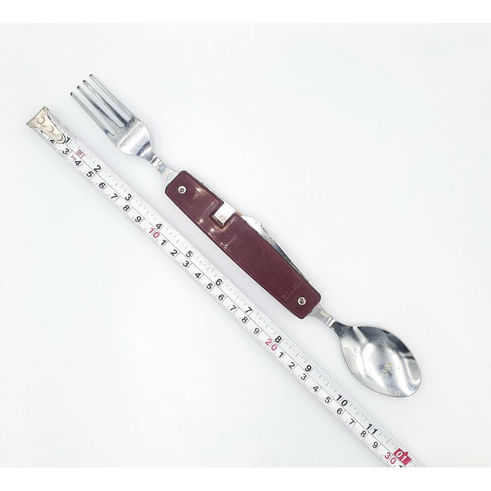 12 Vintage Touristic Camping Pocket Knife SPOON FORK USSR 1970s.jpg