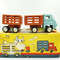 2 Vintage USSR Tin Toy Car Truck with trailer 1980s.jpg