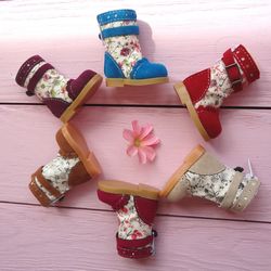wellie wisher shoes- 5 cm doll shoes - Combined doll shoes - Paola Reina shoes