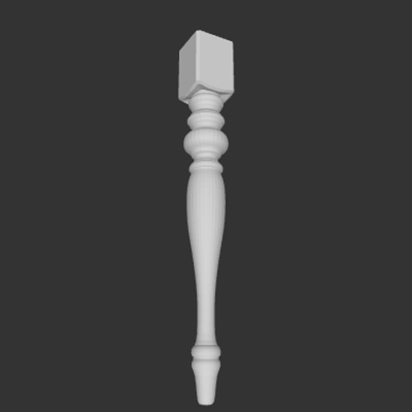 Table Leg Model 3D MODEL Miniature table leg model ready to print | Digital | Inspire ...