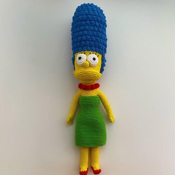 Marge Simpson PDF crochet pattern - Inspire Uplift