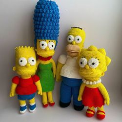 The Simpsons PDF crochet patterns amigurumi
