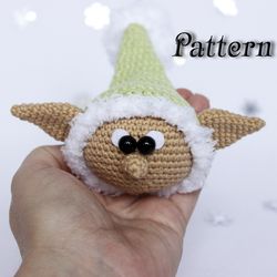 Crochet pattern Christmas elf, Crochet elf hat pattern