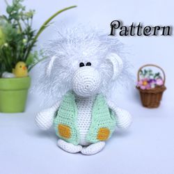 crochet pattern fairy creature, amigurumi brownie doll pdf, handmade crochet fantasy creature