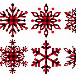snowflake svg, merry christmas svg, buffalo plaid svg files, digital download