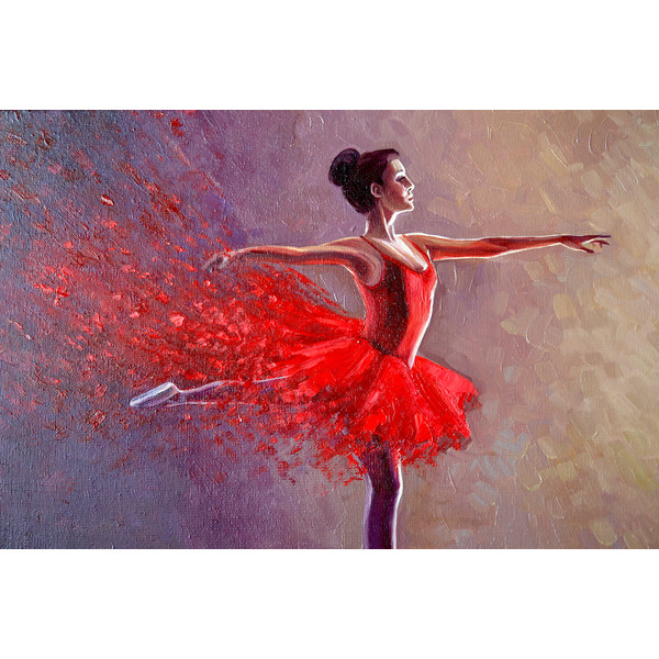 ballet dancer painting oil painting on canvas.jpg