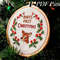 Babys First Christmas Ornament, Funny Cross Stitch Pattern, Beginner Embroidery, Santa Sack Gift, Babys First Christmas Stocking.jpg