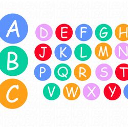 Alphabet Svg, Font Svg, Letter Svg, Digital download