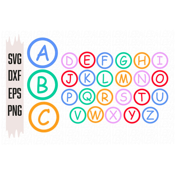 First Letters Svg Alphabet Svg, Font Svg, Letter Svg, Digital download | Inspire Uplift