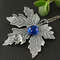 gray-ultramarine-blue-glass-maple-leaf-pendant-necklace-jewelry