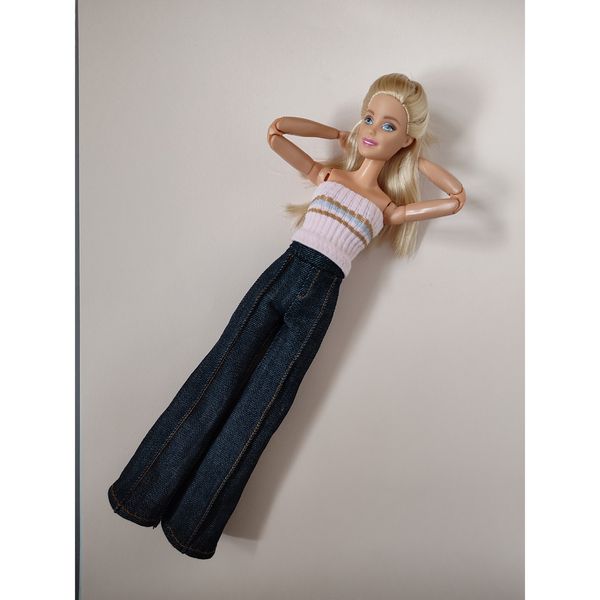 Denim pants with arrows for Barbie.jpg