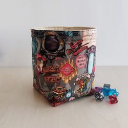 Large dice bag with pockets for 150-200 dice School of magic