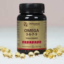 PREMIUM SEAL OIL Omega 3-6-7-9 Seal fat 180 caps 300 mg
