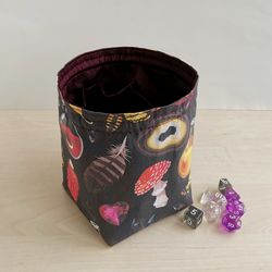 Large dice bag with pockets for 150-200 dice Witch potion