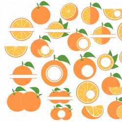 Orange Svg, Fruit Svg, Digital download