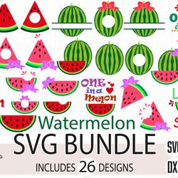Watermelon Svg, Summer Fruit Svg, Digital download