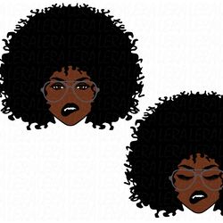 Afro Woman Svg, Ethnic Svg, African Svg, Afro Svg, Digital download