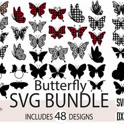 Butterfly Svg, Butterfly Zentangle Svg, Mandala Svg, Leopard Svg, Digital download