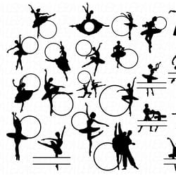 ballet svg, ballerina svg, ballet dancer svg, digital download