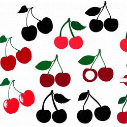 Cherry Svg, Cherries Svg, Summer Svg, Digital download