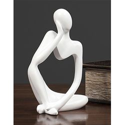 White Abstract Figure, Home Decor, Stylish Figurines fgr008