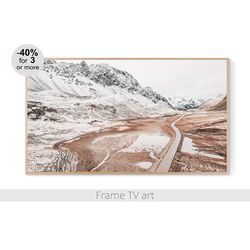 Samsung Frame TV Art Digital Download 4K, Frame TV art winter landscape, Frame Tv Art snow, Frame TV art Christmas | 844