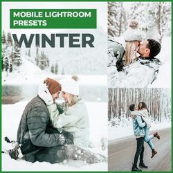 Lightroom presets, Mobile Lightroom presets, Winter preset for photos. lightroom mobile presets winter