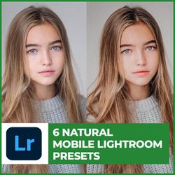 6 Natural Lightroom filte, lightroom presets, Mobile Lightroom presets. lightroom mobile presets