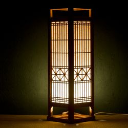 Japanese table night light kumiko lantern (KROSS)