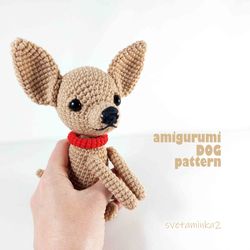Amigurumi Dog Pattern Puppy Crochet Pattern Chihuahua Amigurumi Pattern Crochet Dog Pattern