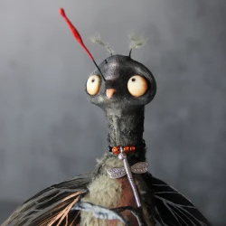 Mosquito art doll