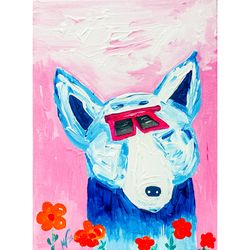 Blue Dog "Shades of Hollywood with the Poppies"