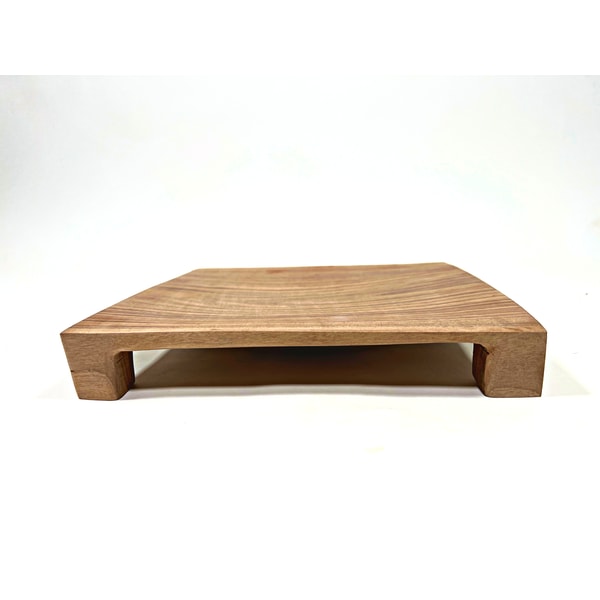 Farmhouse Wood Riser, Wood Pedestal, Rustic Tray, Footed Tra - Inspire ...