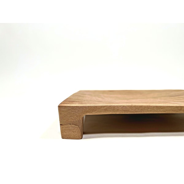 Farmhouse Wood Riser, Wood Pedestal, Rustic Tray, Footed Tra - Inspire ...