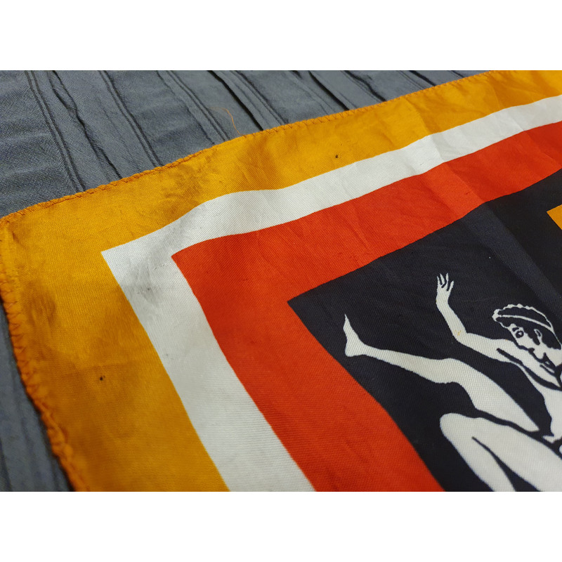 6 Vintage Souvenir SILK SHAWL HEADSCARF USSR Olympics Games Moscow 1980.jpg