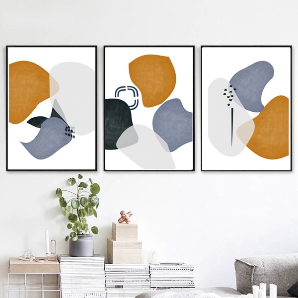Abstract Set Abstract Set Of 3 Three Prints Digital Download Abstract Pai | Inspire ...