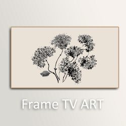 Samsung frame TV art, Digital file for Samsung Frame TV, Frame tv botanical, Farmhouse decor, Art for Samsung TV