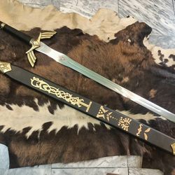 Sword Room Decor, Sword Art Online, The Legends Of Zelda, Skyward Sword, Damascus Sword, Swords Battle Ready, Swords