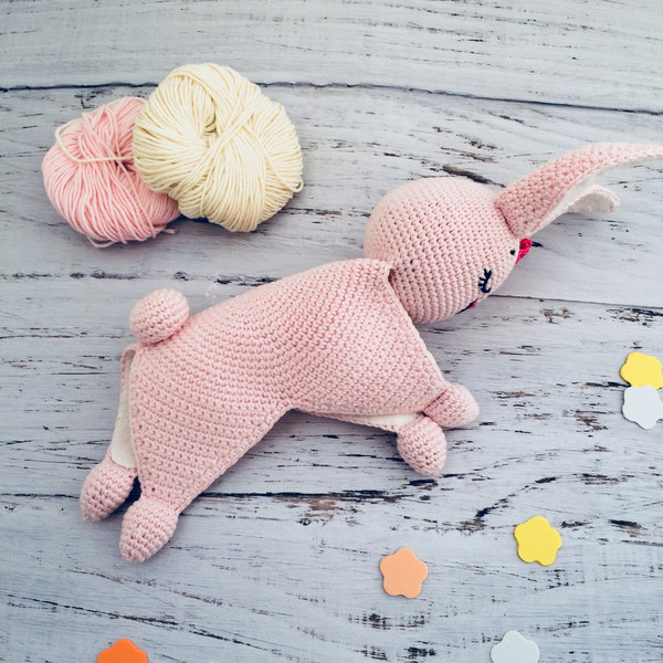 crochet bunny plush toy