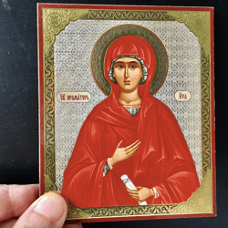 Holy Mother Eve | Inspirational Icon Decor| Size: 5 1/4"x4 1/2"