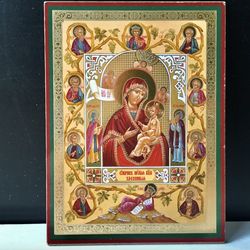 Bread Mother of God  | Inspirational Icon Decor| Size: 5 1/4"x4 1/2"