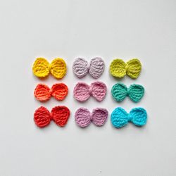 Crochet PATTERN bow, Crochet accessory pattern, Hair bow crochet pattern, PDF Download